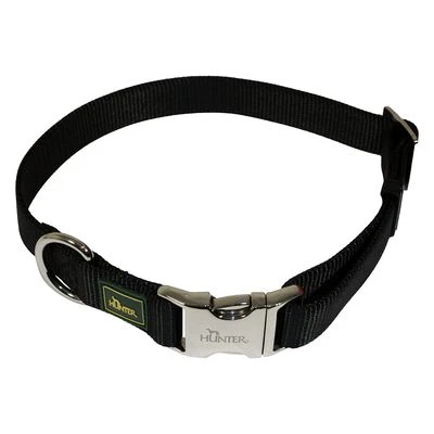 Collar Hunter Vario-Basic Alu-Strong Negro Para Perros - Imagen 2