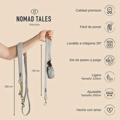Correa Nomad Tales Calma Piedra Para Perros - Imagen 3