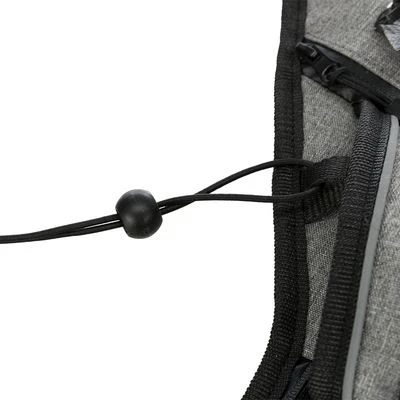 Correa De Jogging Con Cintur贸n Trixie Gris Y Negra Para Perros - Imagen 12