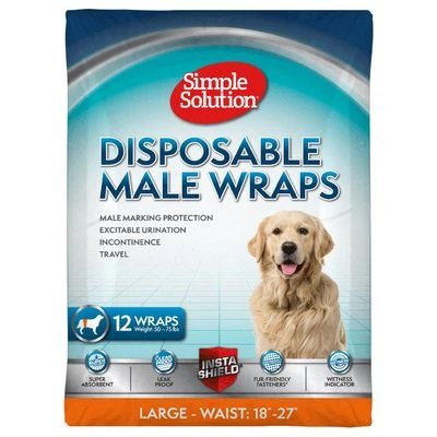 Simple Solution Pañal Desechable Para Perros Macho - Imagen 4