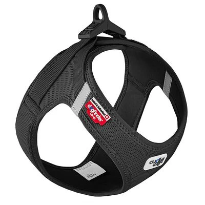 Arnés Curli Vest Clasp Air-Mesh Negro Para Perros