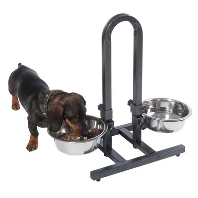 Soporte Ajustable Con Dos Comederos De 1,6 L - Imagen 4