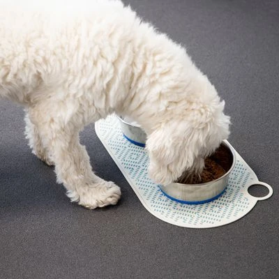 Alfombrilla Para Comederos TIAKI Silikon Rombo Verde - Imagen 3