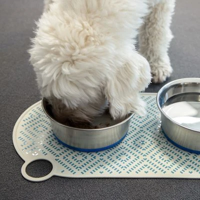 Alfombrilla Para Comederos TIAKI Silikon Rombo Verde - Imagen 7