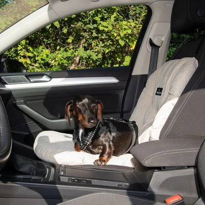 Asiento Para El Coche Nomad Tales Blush Para Perros, Beige - Imagen 3