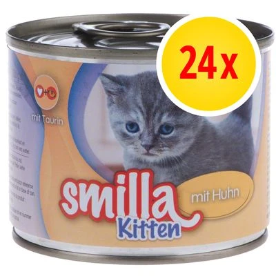 Pack Ahorro Smilla Kitten 24 X 200 G