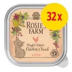 Rosie's Farm 32 X 100 G Comida Húmeda Para Gatos - Pack Ahorro