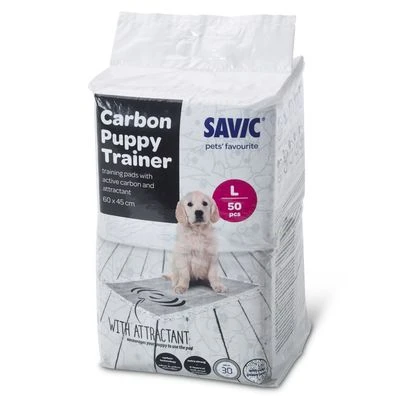 Savic Empapadores Puppy Trainer Con Carb贸n Activo Para Perros