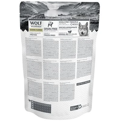 Wolf Of Wilderness Scenic Fjords Con Reno, Salmón Y Pollo - Imagen 9