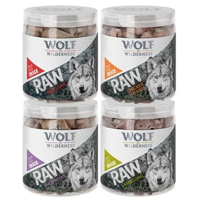 Pack Ahorro 4 X Wolf Of Wilderness RAW Snacks Liofilizados Premium - Imagen 2